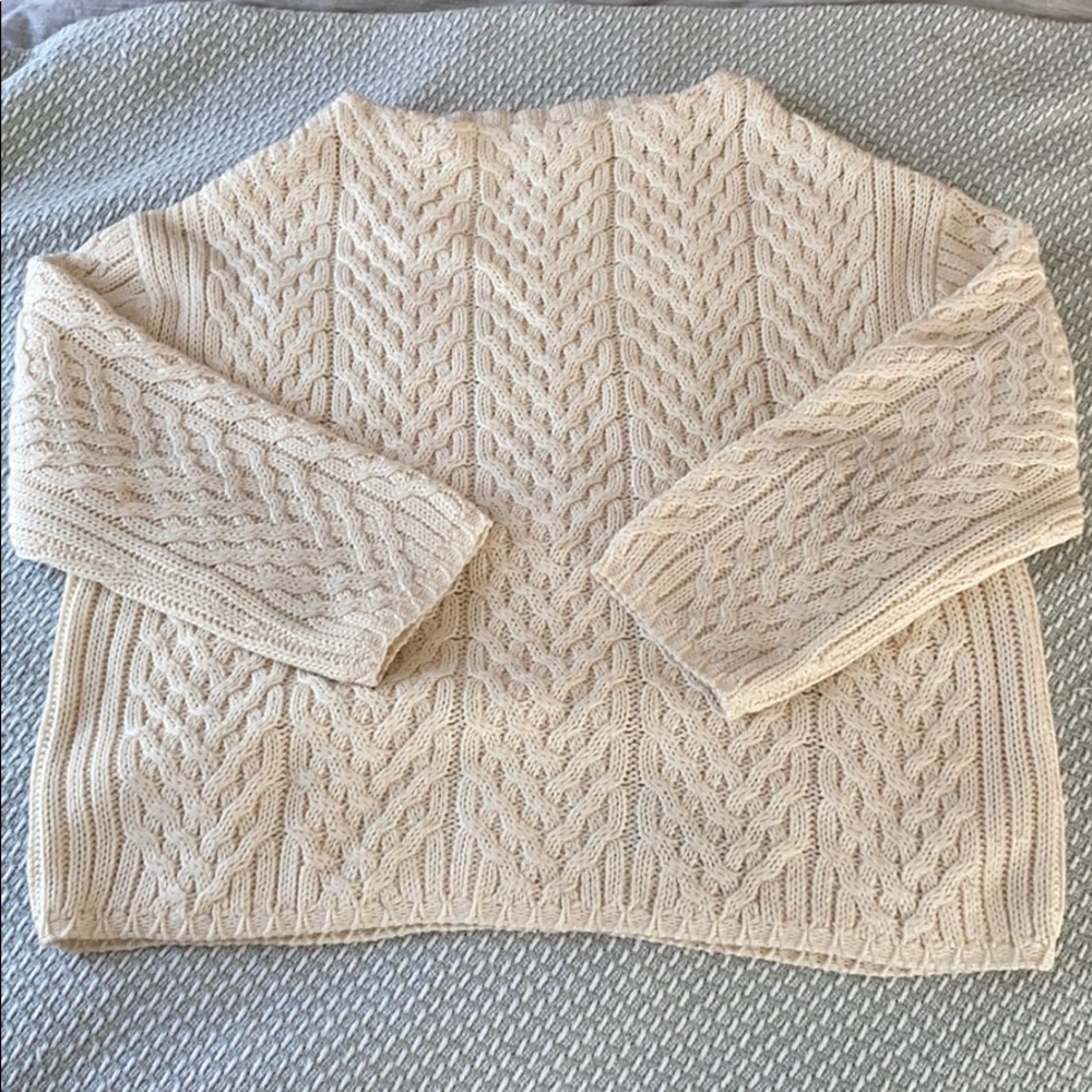 Zara 3/4 Sleeve Box Sweater